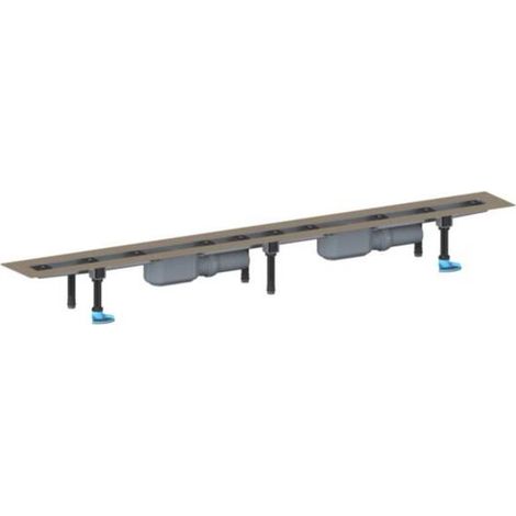 DALLMER Duschrinne CeraLine PLAN F 1400mm, DN 50 Bauhöhe 90mm, (1/2)