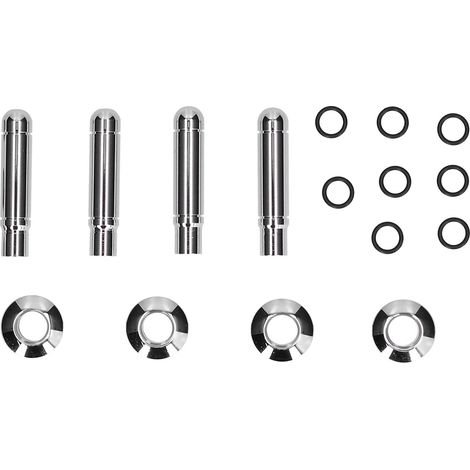Goupille de verrouillage de porte de voiture avec couvercle ABS chromé, 8 pièces, remplacement pour Chevrolet TRAX/Cruze/Malibu. (1/5)