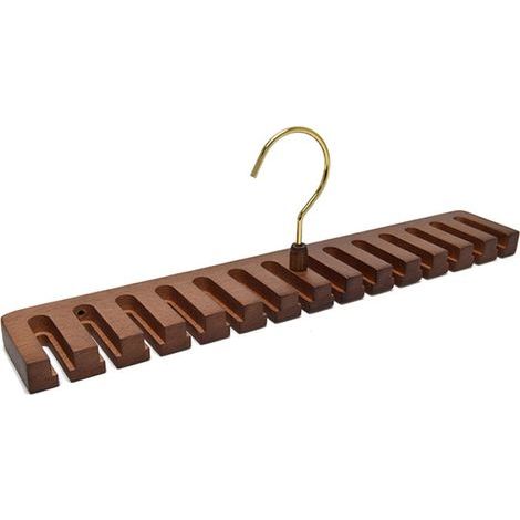 Porte Ceinture en Bois Rangement Ceinture avec 14 Fente Support de Ceinture Rotatif à 360 °,Porte-Cravates Cintre Ceinture (1/5)