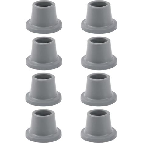 Embouts en Caoutchouc Antidérapants pour Pieds de Chaise, 8 Pièces Chaise de Bain et Mobilier, Remplacement Simple, Lot de 8, Caoutchouc, Maintien Stable (1/5)