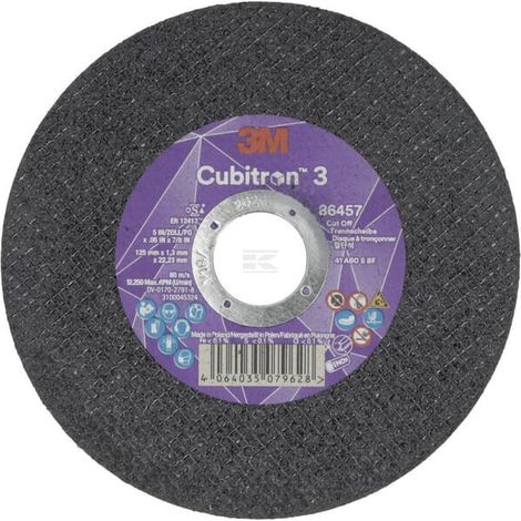 Disco de corte Cubitron 3 125 x 1,3 mm 3M 86457