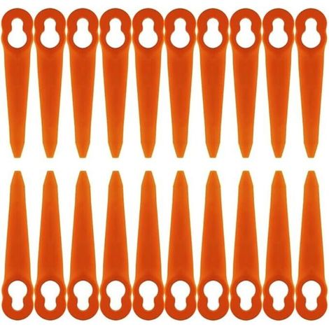 Lntyq 100 lames pour Stihl PolyCut 2-2 PolyCut 3-2, FSA 45 FSA 57 FSE 52, lames en plastique pour tondeuse sans fil Stihl (1/5)
