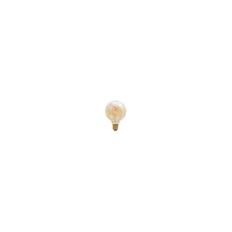 Lampadina e27 (spessa) globo classico decolorato dimmerabile d95 5w 1800k 280lm ambra-a