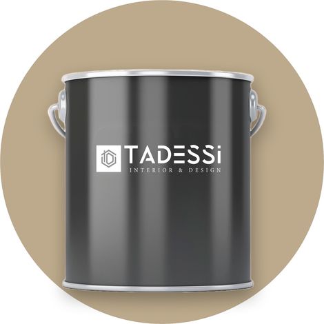 TADESSI Wall Select Wandfarbe Beige - Haselnussbraun - abwaschbare Innenfarbe matt - Dispersionsfarbe - Geruchsarm und Lösemittelfrei (1/5)
