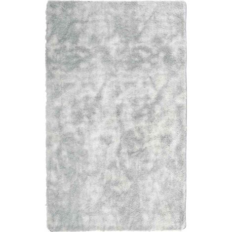 Maison Exclusive - Teppich Shaggy Hochflor NAVARRA Silbergrau 80x