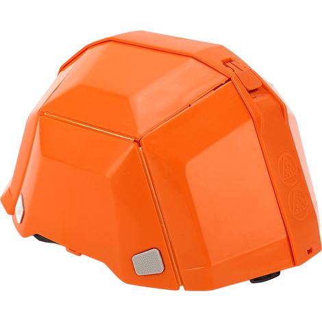 Casque de sécurité pliable orange, casque de protection léger haute intensité, chantier et secours, portable à dépliage rapide, sport outdoor, modèle robuste (1/5)