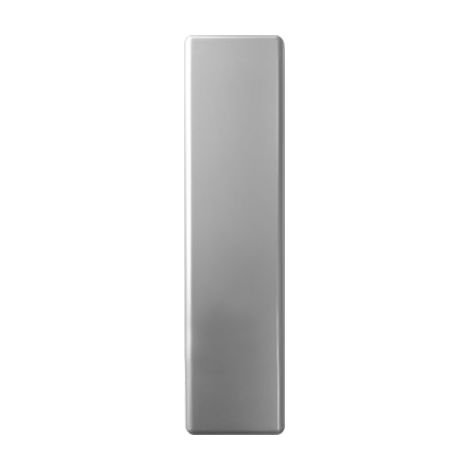 PLACCA AVVOLGITORE CIECA UNIVERSALE - ABS GRIGIO SATINATO MM 65X250- 5 pezzi