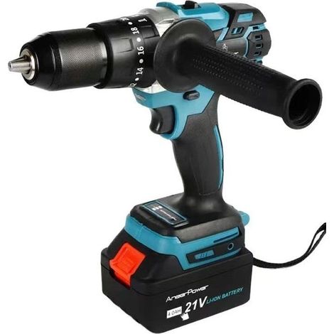 Taladro/atornillador inalámbrico EasyDrill de 800 W, 80-120 Nm, 18 V-21 (1 batería de 4,0 Ah, sistema de 18 V), diámetro máximo del portabrocas: 13 mm (1/4)