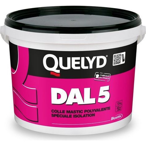 Colle mastic polyvalente spéciale isolation DAL 5  Conditionnement: 13KG (1/3)