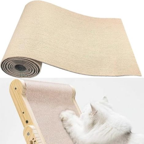 Tappetino tiragraffi autoadesivo monopezzo, protezione per mobili e copri palo di ricambio, colore kaki, 30x100 cm (1/5)
