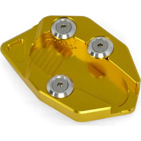 (Or) Compatible avec YAMAHA TMAX530 T-MAX530 TMAX 530 T-MAX 2012 2013 2014 - Béquille latérale/repose-pieds - Plaque de support maxpower (1/4)