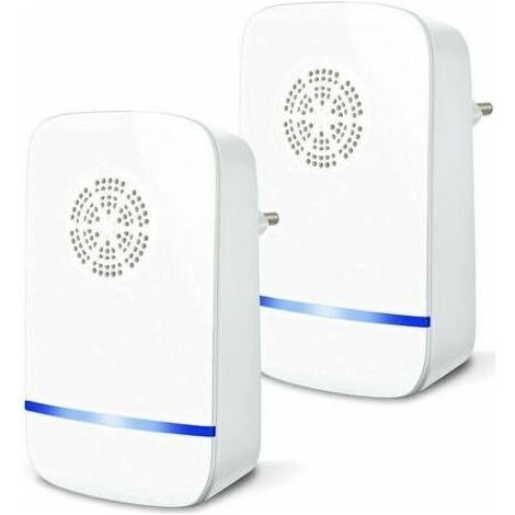 Repulsore a Ultrasuoni, Repellente per Zanzare, Dispositivo Elettrico Antimosche, Repellente per Topi da Interni,(2 Pezzi) (1/5)