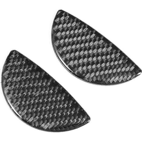2 Stück Türgriffabdeckungen aus Kohlefaser für den Innenraum, passend für Mini Cooper R55/R56/R60
