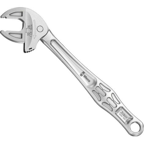 Wera 6004 Joker XXL 24mm - 32mm Self Setting Adjustable Spanner Wrench 020102