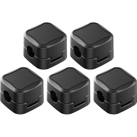 Set di 5 fermacavi magnetici, supporti magnetici per cavi per un'organizzazione ottimale dei cavi di ricarica - AquaForge