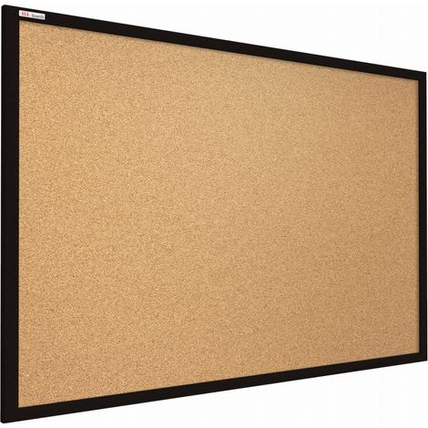 Allboards – Tableau en liège 60x40 cm – Cadre en bois noir – Surface autorégénérative – Installation facile avec matériel inclus (1/5)