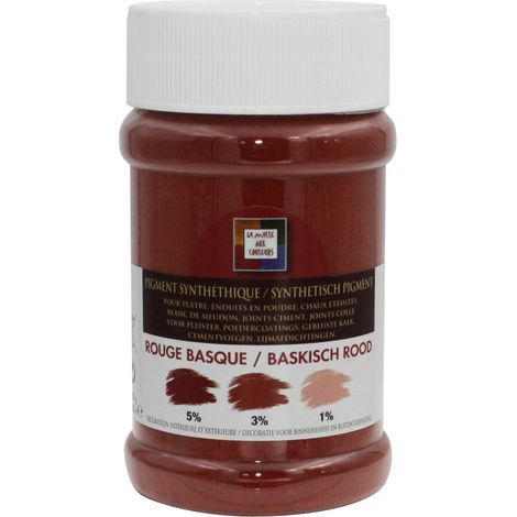 Malle Pulverpigment in baskischen Rottönen 250 ml CENTRALE BRICO