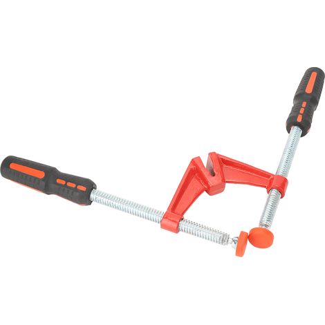 Pince à angle droit à double poignée, outil pliant en fonte malléable, accessoires pour le travail du bois, clip en F (1/5)