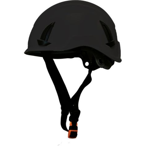 Casco Binorma trabajos altura EN397+EN12492, con barboquejo switch AROS 80670 SAFETOP  Negro