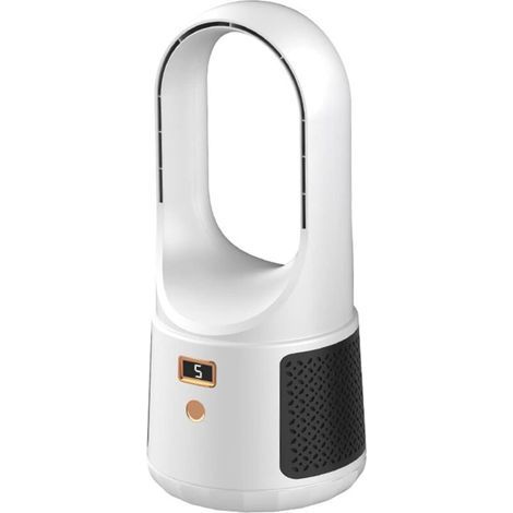 Silent bladeless desk fan - Portable - USB rechargeable - For home, camping, parks (1/4)