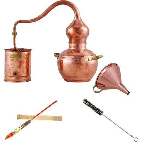 Komplettset - Destille alembic premium 2 Liter Kupfer