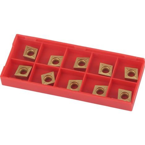 Eosnow,CCMT09t304 Plaquette Carbure CCMT32.5 Lot de 10 Fraises en Métal dur CNC pour Outil de Tour (1/5)
