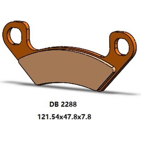 Pastillas de freno traseras Delta para John Deere 865 XUV Gator 18 25 Quads Traseras