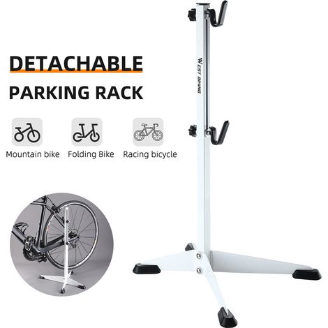 Support de stationnement pour vélo, support de rangement pour Garage intérieur, support de hauteur réglable, entretien (1/5)