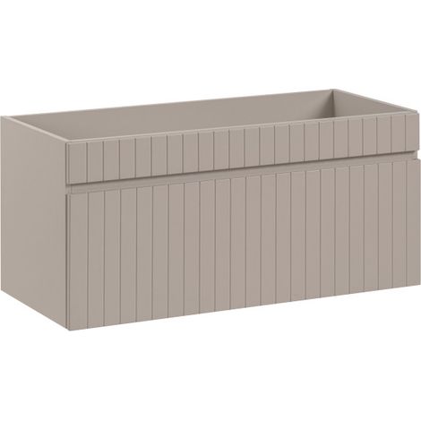Meuble sous vasque 100 cm - H 46 x l 100 x P 45.6 cm - Emblematic Cashmere - Livraison gratuite