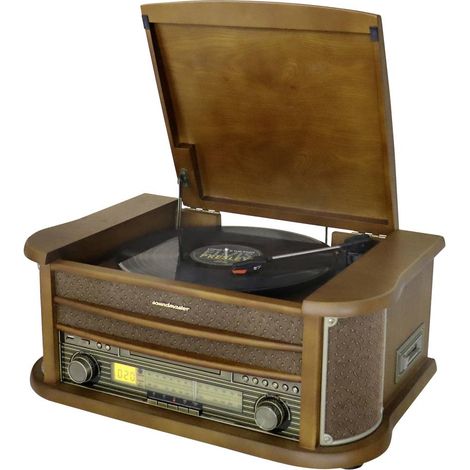 soundmaster NR560 Platine USB chêne
