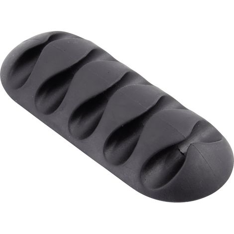 TRU COMPONENTS Kabelhalter selbstklebend TC-6646544 Bündel-Ø-Bereich 8 mm (max) Schwarz 1 St.