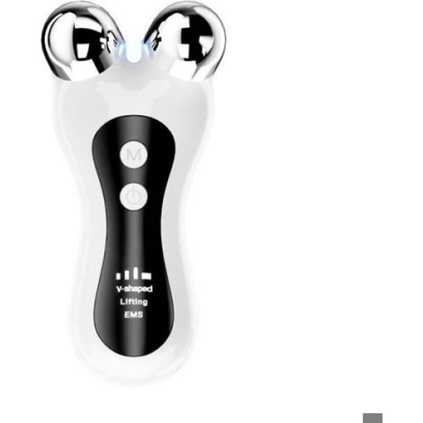 Coussin De Massage - Appareil Anti-Rides Visage 3 En 1 - EMS Micro-Courant Haute Fréquence Chaleur Hydratante - Pour Cou Et Visage - 1 Pièce (1/5)