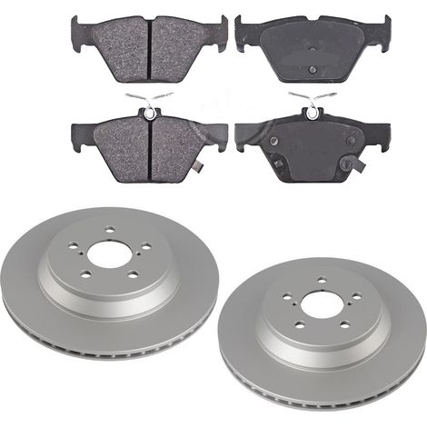 KIT FRENI POSTERIORI compatibile con SUBARU IMPREZA 2 VOLUMI/CODA SPIOVENTE (GT) - DISCHI + PASTIGLIE OEM: P 78 026 / 20169 V /SOSTITUZIONE DIRETTA/BASSA POLVERE/SILENZIOSO