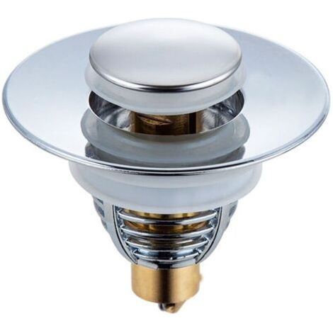 Autres accessoires de robinetterie,Bouchon de lavabo universel Pop Up avec tamis anti-clogging (32 à 42 mm)