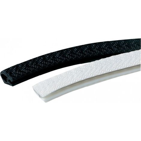 Protection des bords souples 10m 6,5x 9,5mm blancgris