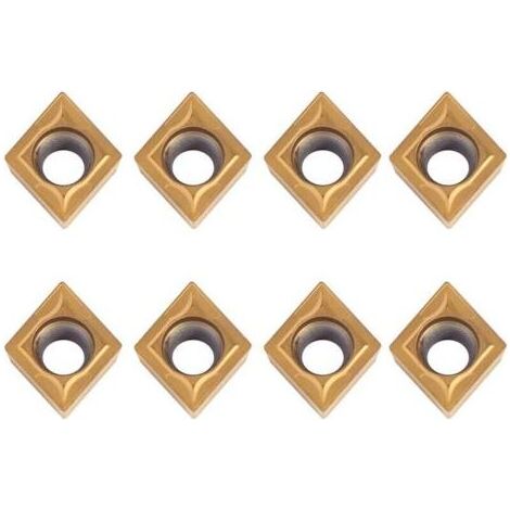 Kaelt - CCMT09t304 Plaquette Carbure CCMT32.5 Lot de 10 Fraises en Métal dur CNC pour Outil de Tour (1/4)