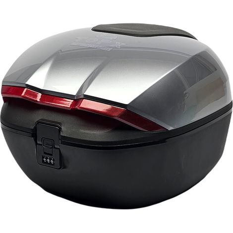 TopX Kunststoff-Zentralbox silber 32L Keyless Code neu 25r