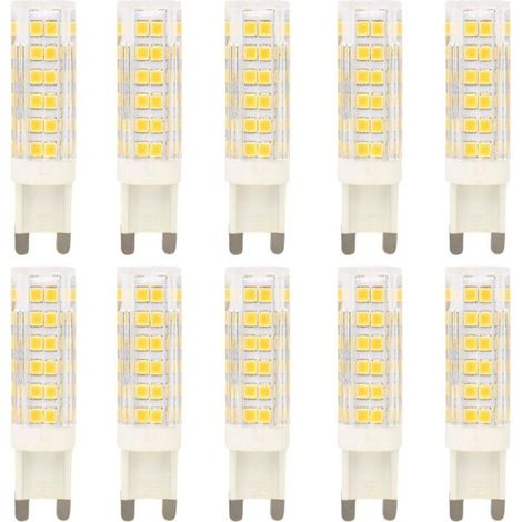 10X G9 Ampoule LED 7W Ampoule Lampe 76 SMD 2835LEDs Haute Illumination 700LM LED Bulb Blanc Chaud 3000K Remplace les Ampoules Halogènes de 70W AC220-240V [Classe énergétique A+]