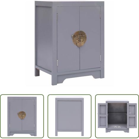 vidaXL Telefontisch -  Nachttisch 38×28×52 cm Paulownia Holz (1/5)