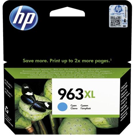 HP N963XL Cartucho de Tinta Cian (1/2)