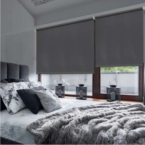 STOR PLANET - TENDA ROLL-UP OSCURANTE OPACA 160X250CM GRIGIO (1/4)