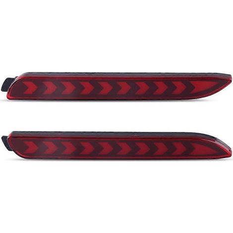 Feu arrière à LED avec clignotants séquentiels et feu stop pour pare-chocs avant Vellfire Alphard RX300 (1/5)