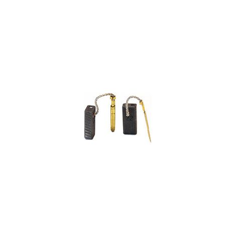 Juego de 2 carbones adaptables para Bosch. Dimensiones: 5 x 8 x 17,5 mm.