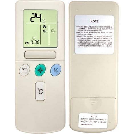 Sostituzione applicabile per il telecomando del condizionatore d'aria Hitachi Riello Rar-3u1 Rar-3u2 Rar-3u3 Rar-3u4
