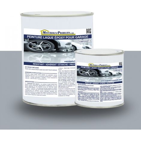 Peinture Laque Epoxy pour Garage - 2.5 Kg Gris béton - MATPRO (1/5)