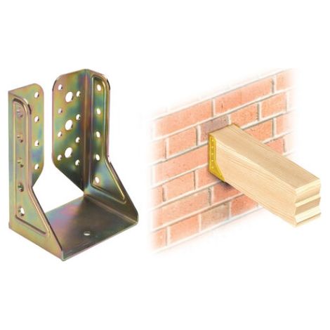 SUPPORTO PER LEGNO LAMELLARE AD ALI INTERNE IN ACCIAIO TROPICALIZZATO 101X140MM (1/2)