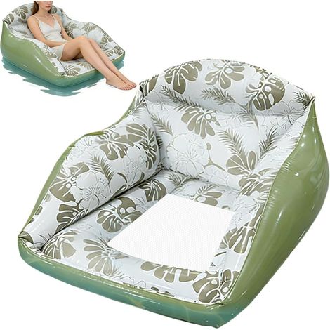 Amaca gonfiabile per acqua, per adulti, materasso ad aria, piscina, amaca 4 in 1 per acqua, sdraio, materasso gonfiabile (1/5)