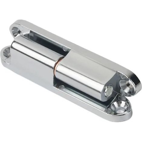 Charnière de porte pliante, placard en alliage zinc argenté(80mm) (1/5)