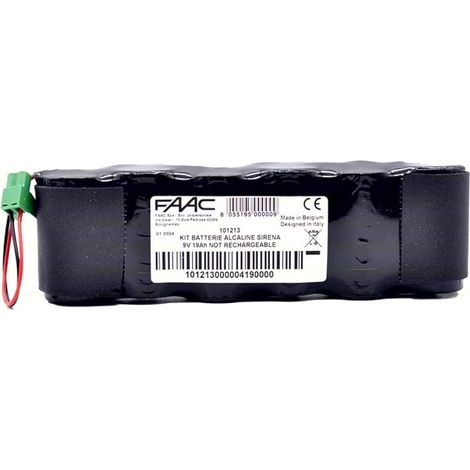 FAAC 101213 Kit Batterie Alcaline Per Sirena Ricambio