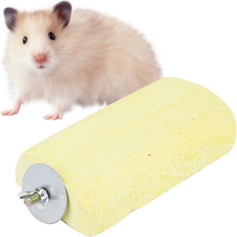 Plateforme pour hamster écureuil Totoro, pierre à aiguiser pour perroquet et accessoires pour oiseaux (1/5)
